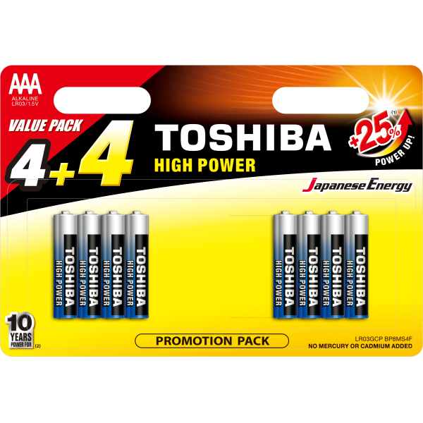TOSHIBA LR03GCP BP8MS4F (4+4)