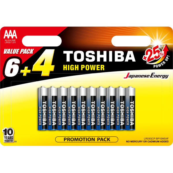 TOSHIBA LR03GCP BP10MS4F (6+4)