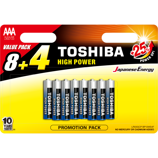 TOSHIBA LR03GCP BP12MS4F (8+4)
