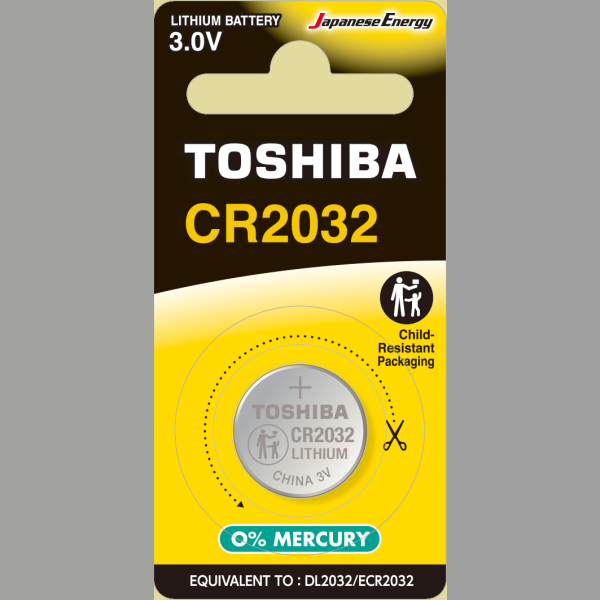 TOSHIBA CR2032 CP-1C